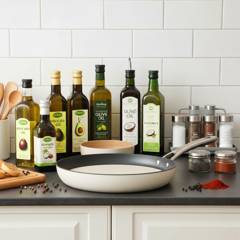 Our Place Always Pan with cooking oils and proper seasoning techniques